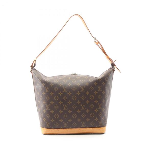 Louis Vuitton Handbags - LOUIS VUITTON Authentic Brown Monogram Leather Shoulder Bag